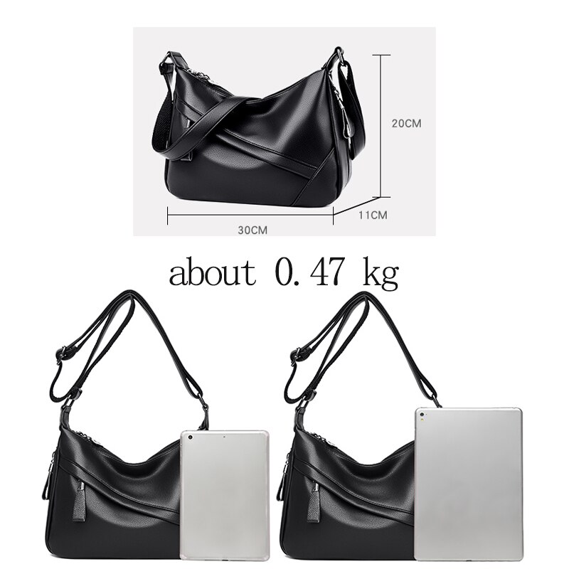 Oude Tang Effen Kleur Pu Lederen Schoudertassen Voor Vrouwen Luxe Messenger Bag Sac epaule