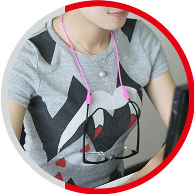 Brillenkoord ketting verstelbare zonnebril siliconen brillenkoord lanyard houder antislip brillenkoord brillen accessoire