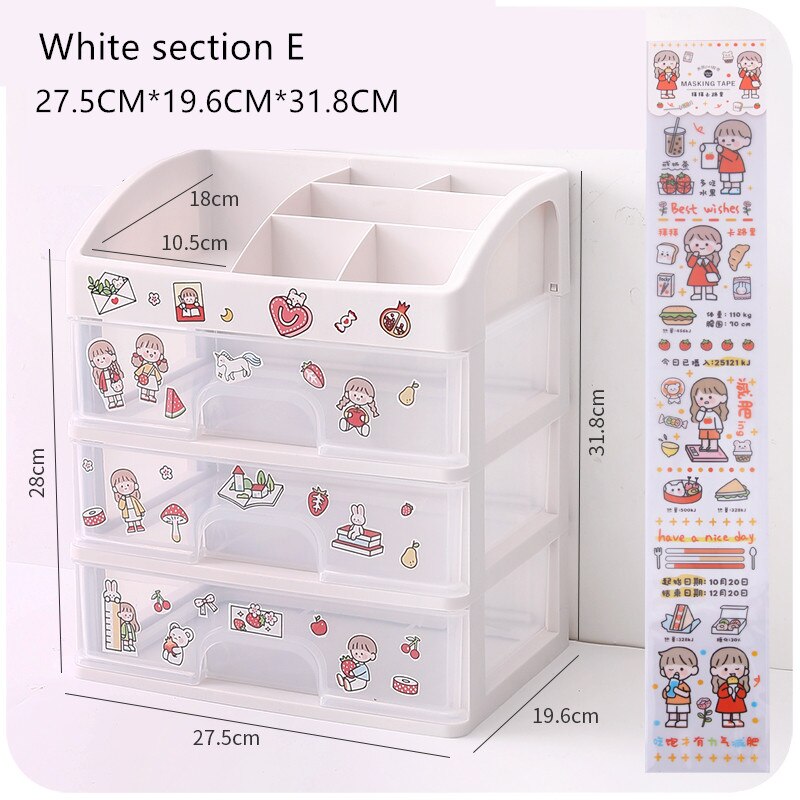 Stationery Holder DIY portfolio file rack desktop receiving multi-layer file tray document trays Stationery holder