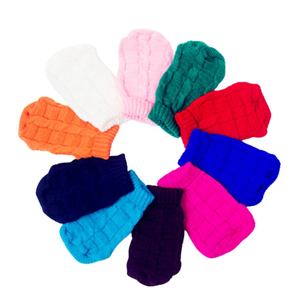 Pet Dog Knitted Sweaters Winter Pet Warming Clothes Small Dogs Warm Sweater Coat Cats Clothes Supplies Soft Dog Sweaters