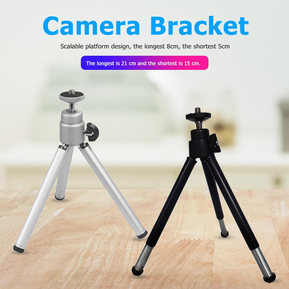 Extendable Tripod 2-Section Aluminum Alloy Camera Stand Portable Durable Telescopic Platform for Logitech C930e C920