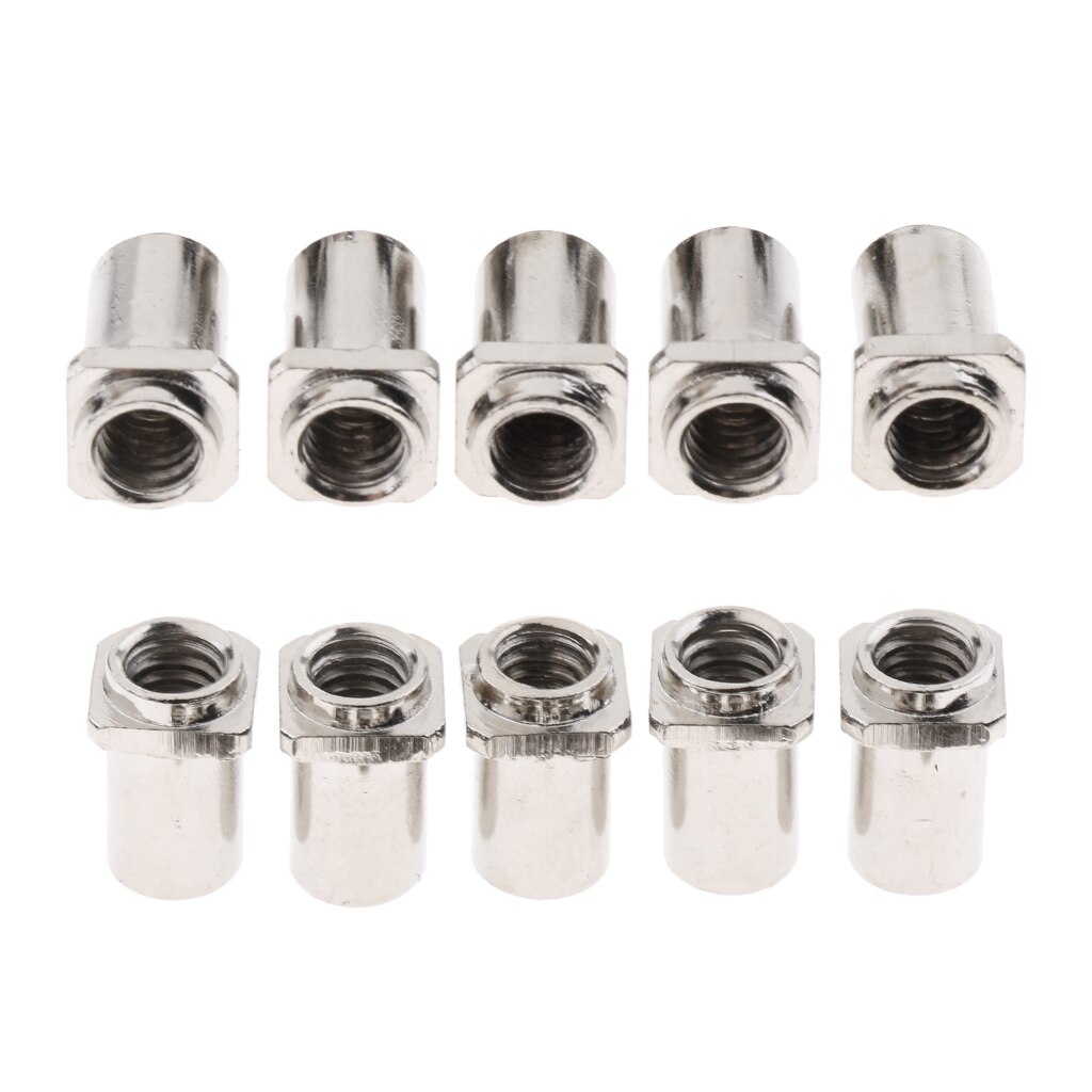 10pcs Drum Set Swivel Nuts for Drum Percussion Instrument Parts