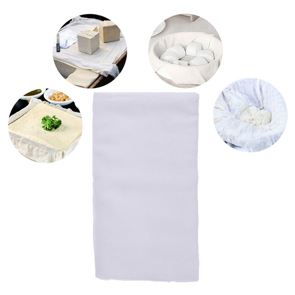 1pc White 1.5/2/3/4 Yard Cheese Cloth Bleached Width Gauze Cheesecloth Fabric Muslin Filter Strainer Kitchen Cooking Tools