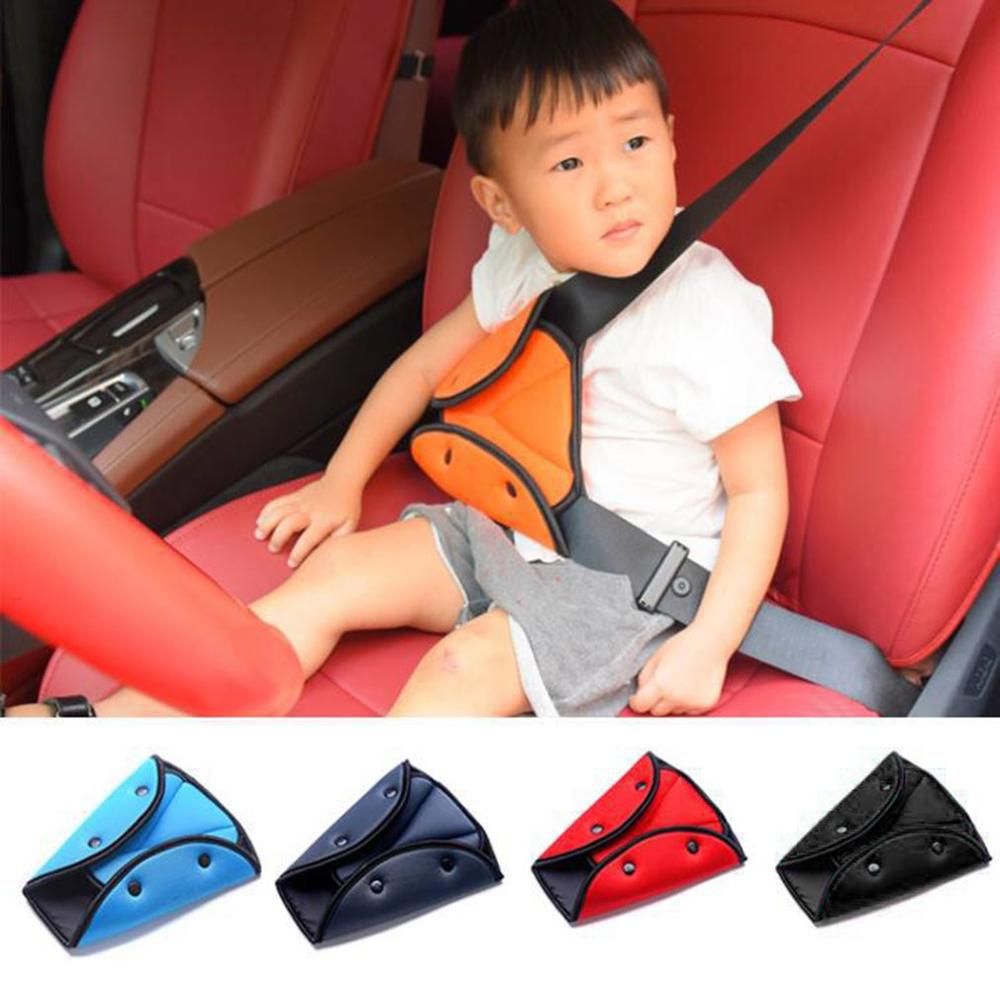 Car Seat Veiligheid Belt Cover Stevige Verstelbare Driehoek Veiligheid Seat Belt Pad Clips Baby Kind Bescherming Auto-Styling Auto goederen