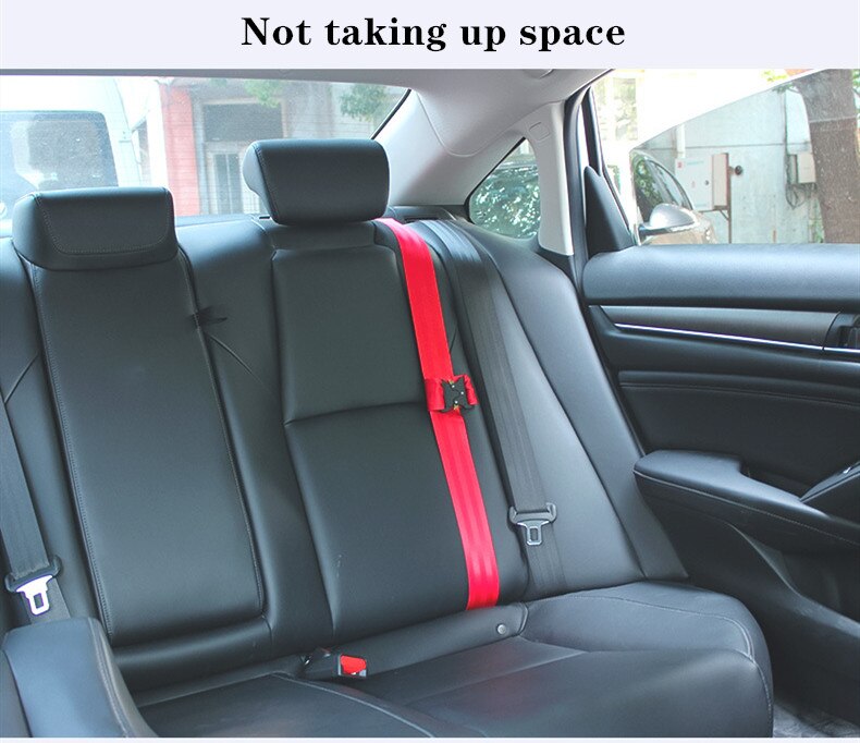 Retenedor de ajuste de cinturón de seguridad para niños, asiento de seguridad, simple y portátil, correa de sujeción de cuello anticorrea para automóvil