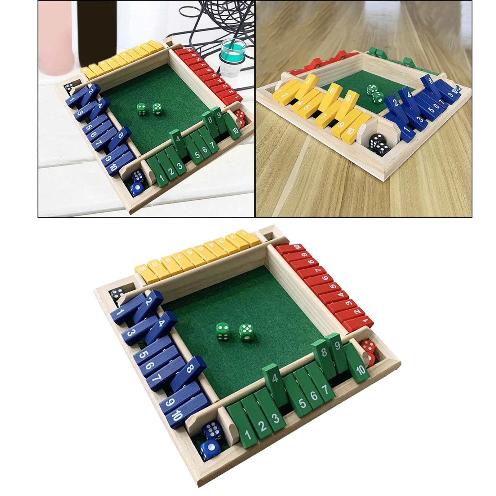4 Zijdig Sloot De Doos Bordspel Nummer Drinken Spel Voor Party Club Tafel Game Home Leisure En Indoor Entertainment diy