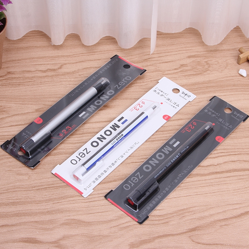 Round Tip Eraser Refill Pack Ultrafine Pencil Rubber Perfect Revise Details