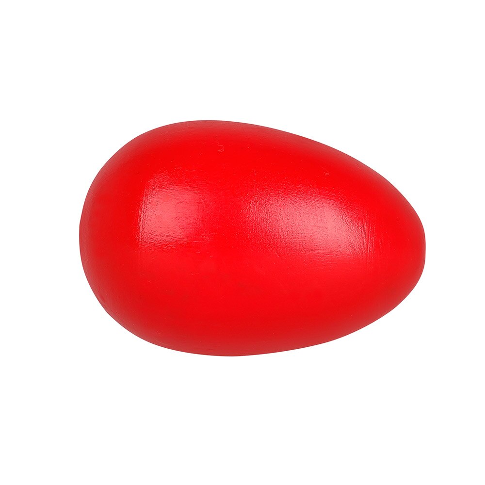 Oeufs en bois Maracas, Instrument de Percussion musicale, rouge, 2 pièces