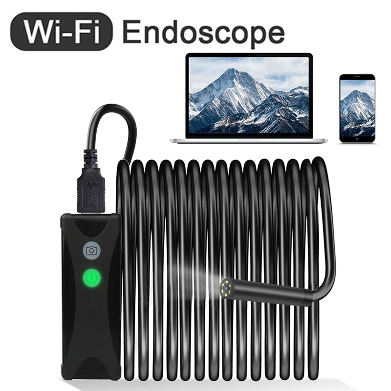 5.5mm HD WIFI endoscope, mini camera, USB, endoscope camera, inspection camera for Android/Iphone and PC