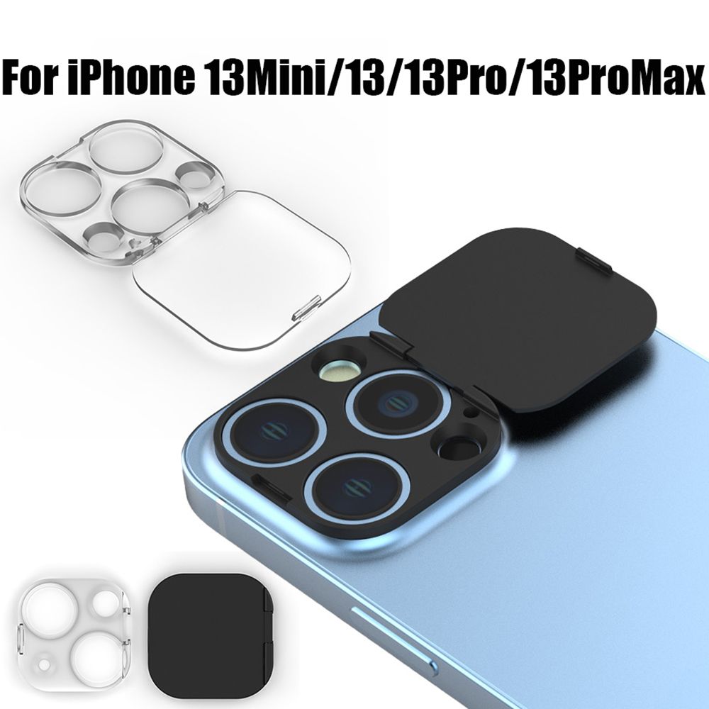 1Pc Back Camera Lens Flip Cover Protector Plastic Telefoon Lens Webcam Privacy Beschermende Sticker Voor Iphone 13 Pro Max 13Mini