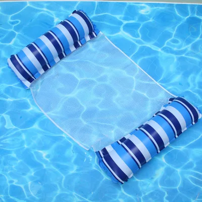 Faltbare Schwimm Wasser Hängematte Float Liege Aufblasbare Pool matte Schwimm Bett Stuhl Schwimmen luft matratze Pool zubehör: Orange