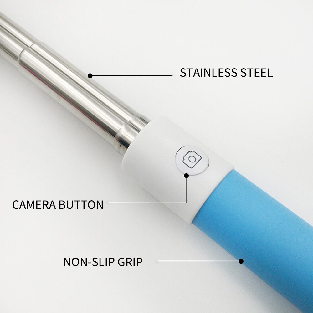 Extendable Folding Wired Selfie Stick Smartphone Monopod For Samsung Galaxy S9 iPhone Xr X Max 8 7 Plus 6 6s Huawei P20 Lite