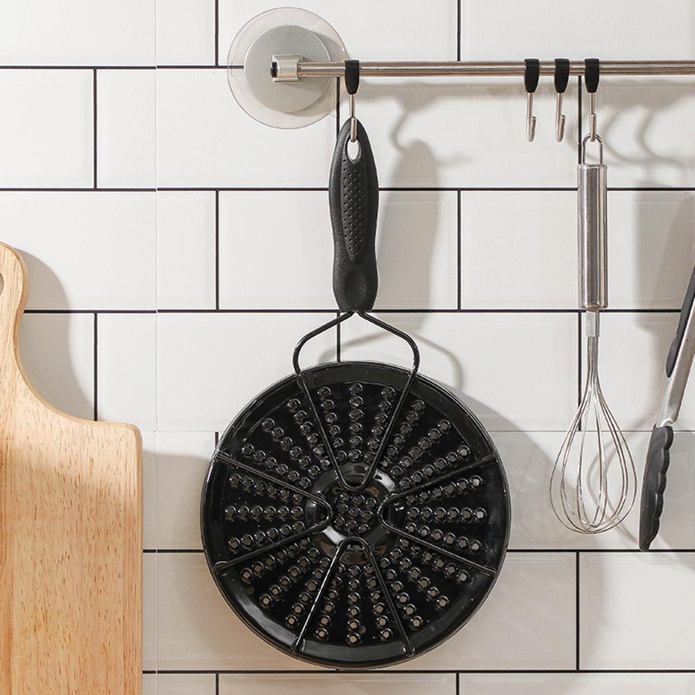 Cooker Cook Ring 14 CM Metal Household Supply Kitchen Utensils Wooden Handle Stove Pan Heat Diffuser Heat Diffuser Plate Flame