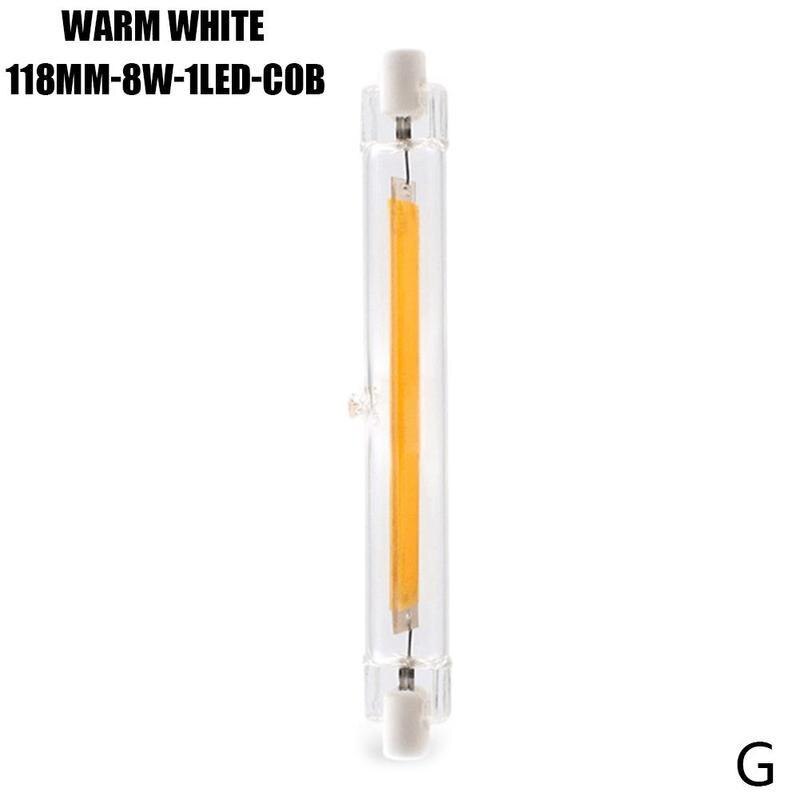 78mm/118mm r7s led glaskåpa 360- graders dubbla ändar glasbas cob belysning glödlampa lock landskap dekoration överträffa  x4 i 5