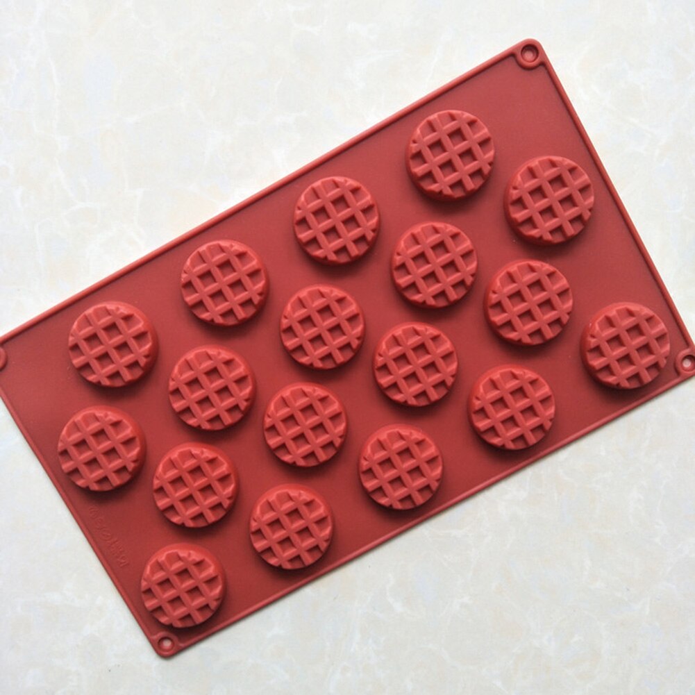 2Pcs 18-Cavity Waffle Molds Silicone Cake Mold DIY Waffle Maker Chocolate Biscuit Baking Tool waffle maker формы для выпечки