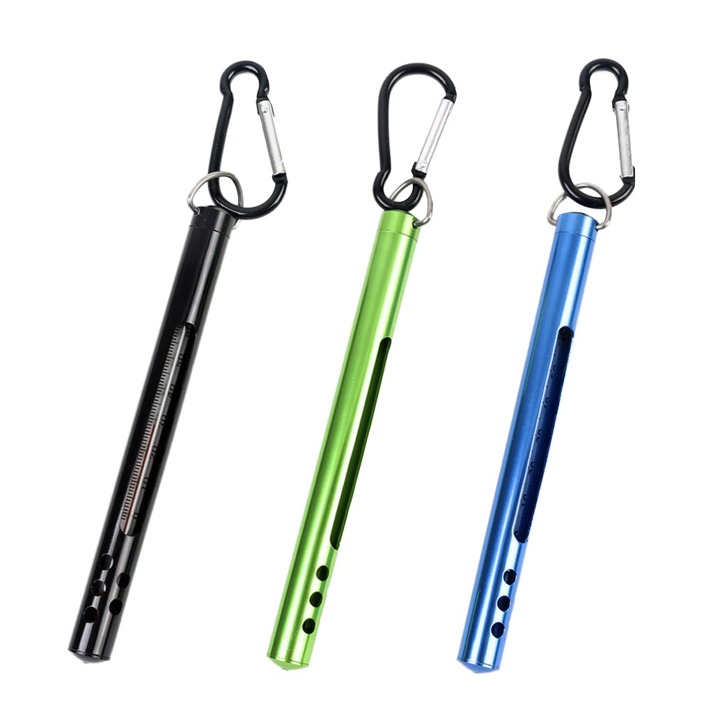 Water Thermometer Fishing Thermometer with Carabiner for River Lake