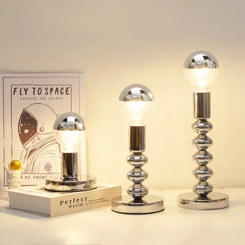 nordisch LED Schreibtisch Lampe für Schlafzimmer Nacht Bar Koreanische eins Stil Tisch Dekor Jahrgang Nachtlicht Bauhaus Lampen Neuheit Beleuchtung