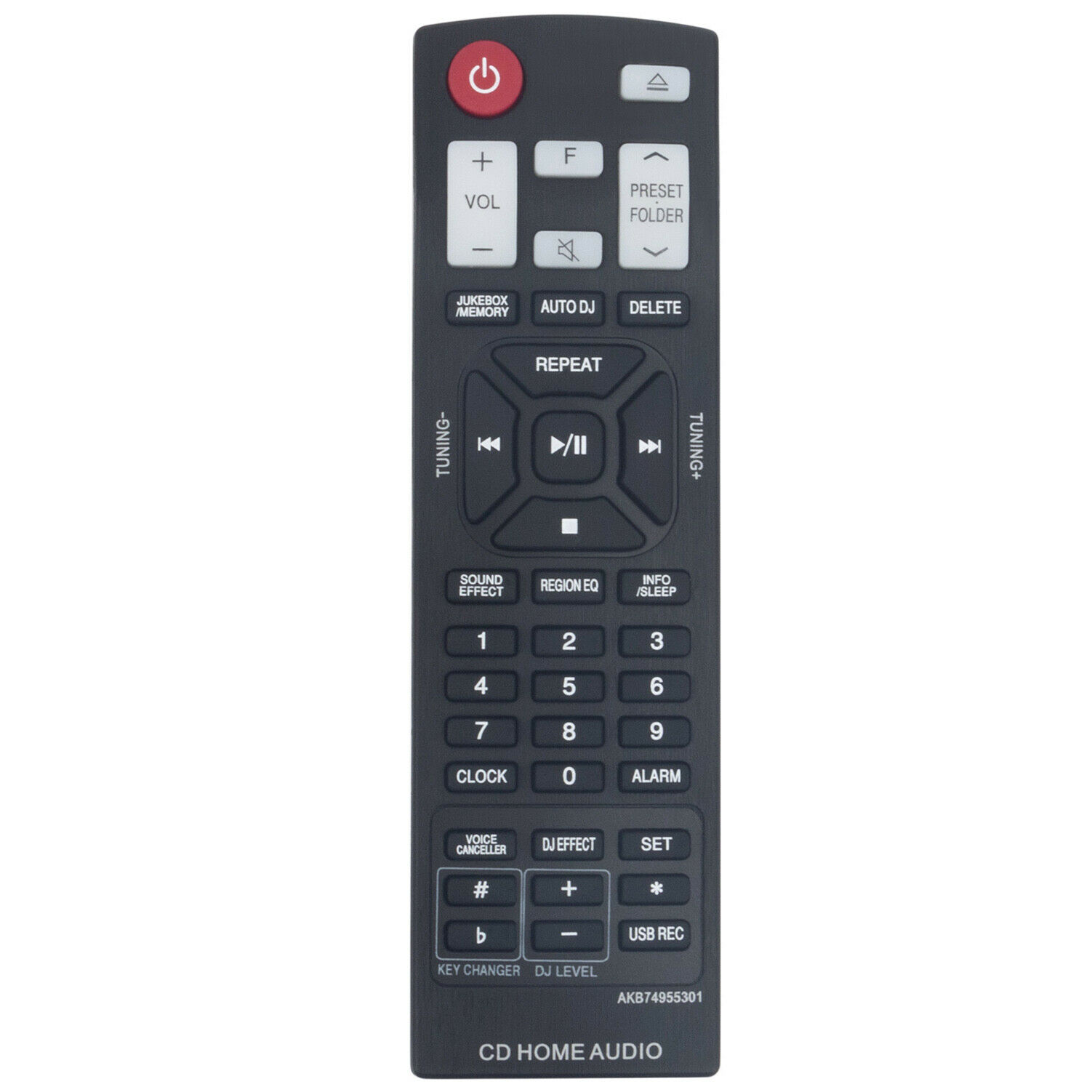 Original Mini Hi-fi Remote control AKB74955301 for LG CD Home Audio System control CM8360 CM8460 CM9760 CM9960 OM5560 OM7560