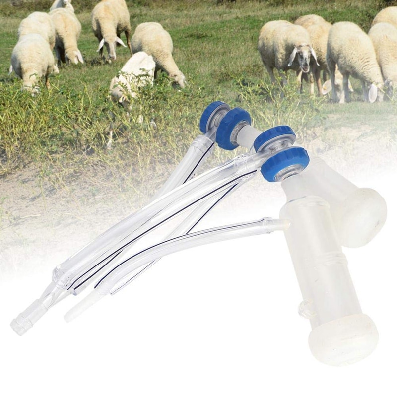 Piezas de la máquina de ordeño de cabra y oveja, Kit de Garra Para máquina de ordeño, accesorios de leche para granja de ovejas