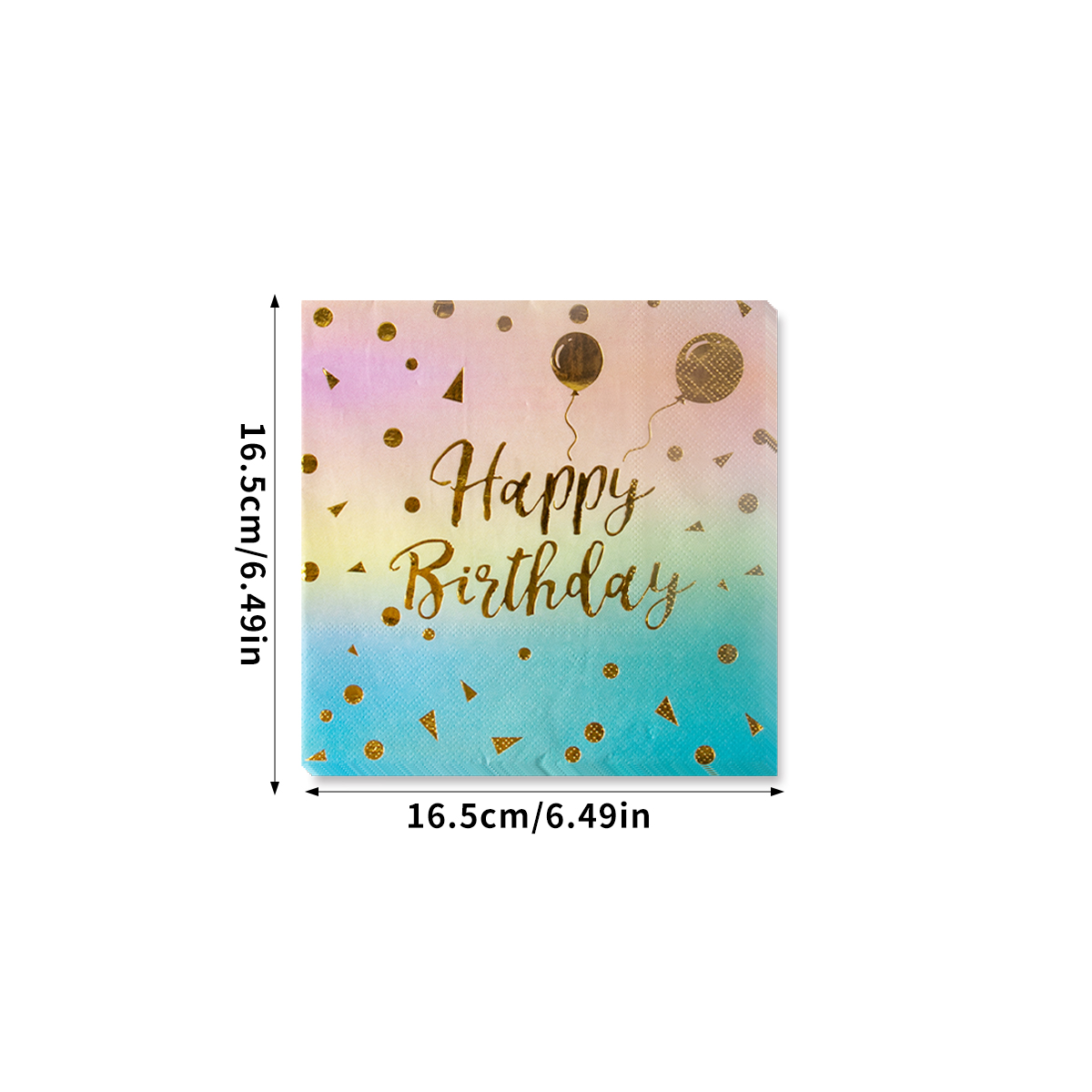 Pastelowa tęczowa impreza urodzinowa jednorazowa zastawa stołowa złota kropka tęczowy gradientowy papierowy talerz kubek serwetka urodziny materiały ślubne