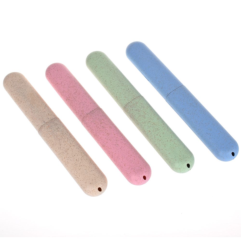 Travel Accessories Toothbrush Tube Cover Case Cap Plastic Suitcase Holder Baggage Boarding Portable Packing organizer