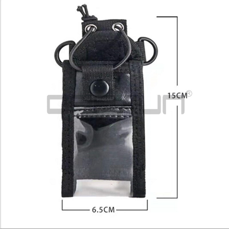 Étui Holster Universel Pour Talkie-Walkie MSC-20C – 2 Pièces, Nylon Résistant Avec Bandoulière Réglable, Noir
