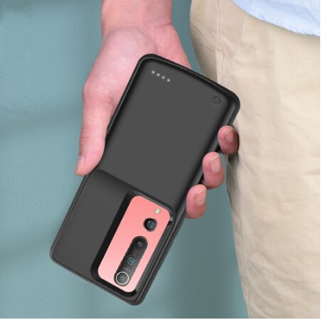 Expower 6800 mah-oplader, hoesje voor xiaomi  mi10 pro 10 batterijhoes, externe smartphone  mi10 powerbankhoes voor xiaomi  mi 10 pro
