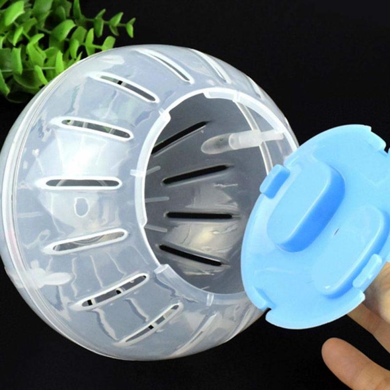 1Pcs Pet Hamster Guinea Pig Exercise Running Ball Play Gyro Toy Plastic Funny CP10