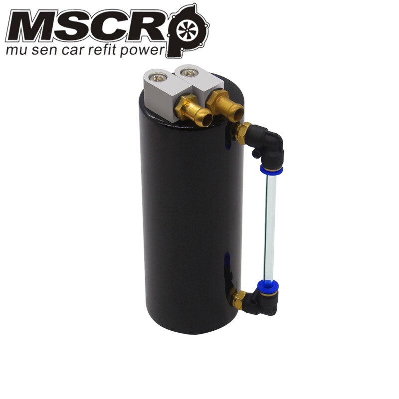 Universal Aluminum Racing Oil Catch Tank/CAN Round Can Reservoir Turbo Oil Catch Can / Can Catch Tank