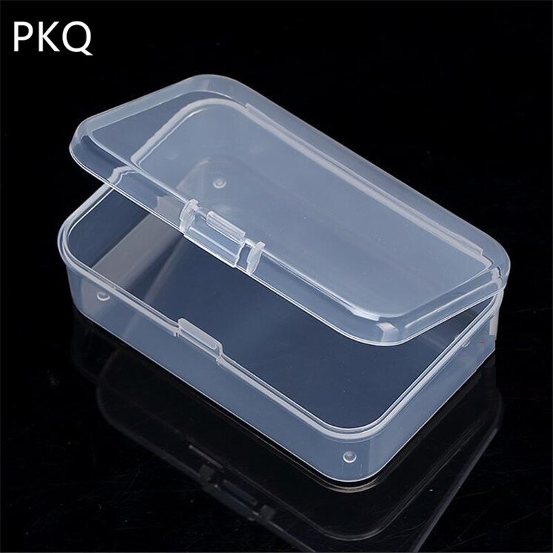 Transparent kunststoff box Lagerung Sammlungen Produkt verpackung box dressing fall Mini Fall Klar Kleine Box 21 Größen: 8.3x5.4x2.6cm
