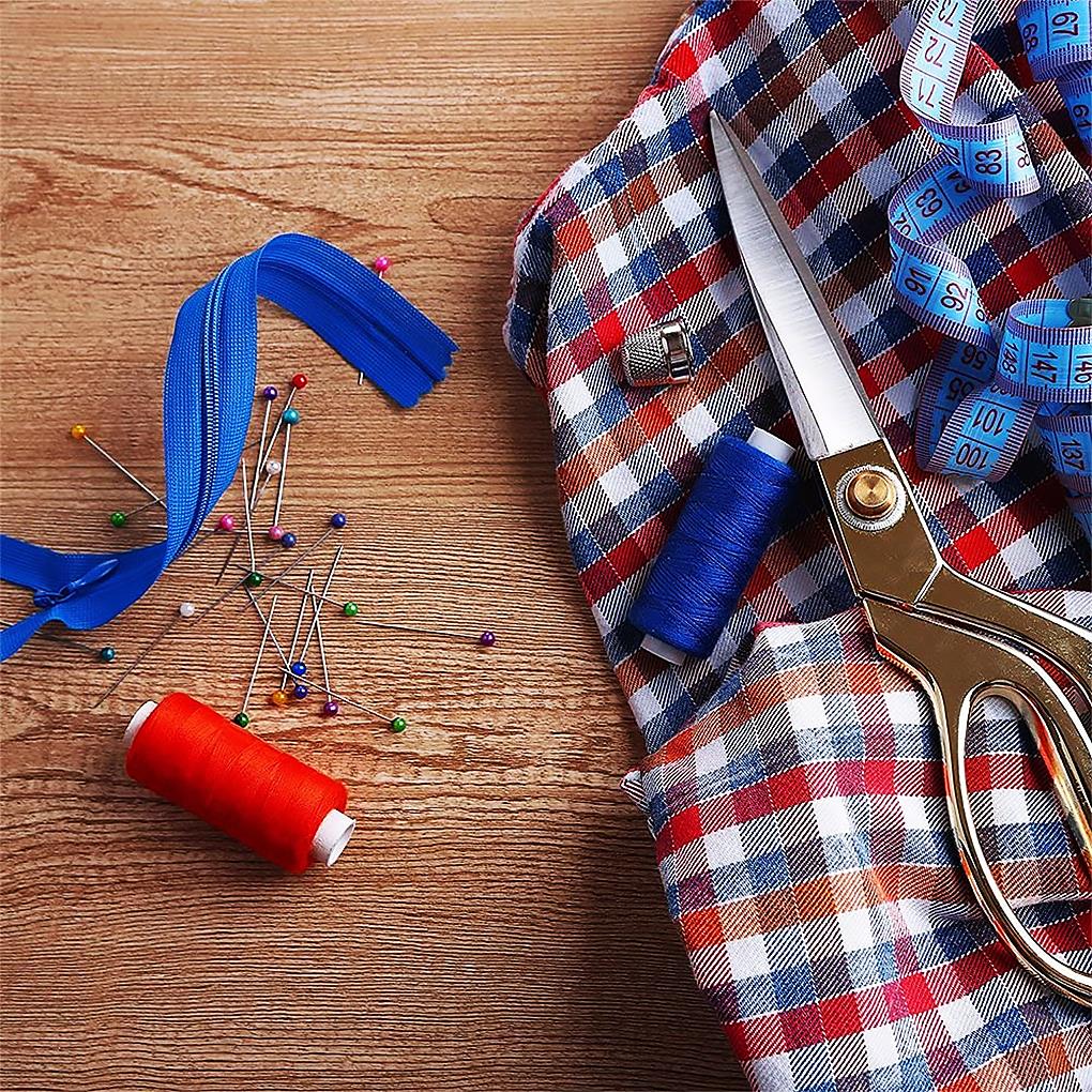 250 sztuk szklane szpilki z główką kulkową mieszane kolory proste pikowania igły DIY sztuka szycia szpilki