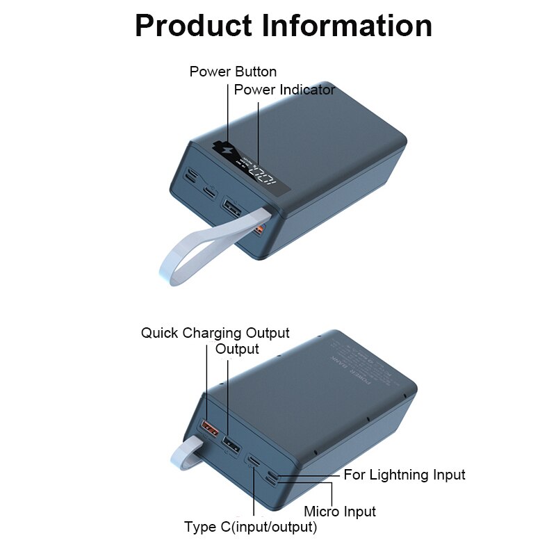 18650 Battery Storage Box Power Bank Wireless Charger Power Box Case DIY External Battery Case 18650 Battery Holder Box