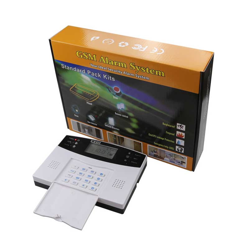 Smart Home Mobile APP Control GSM Wireless TFT Screen Burglar Alarm Security System Six Languages Warning Voice Two Way Audio