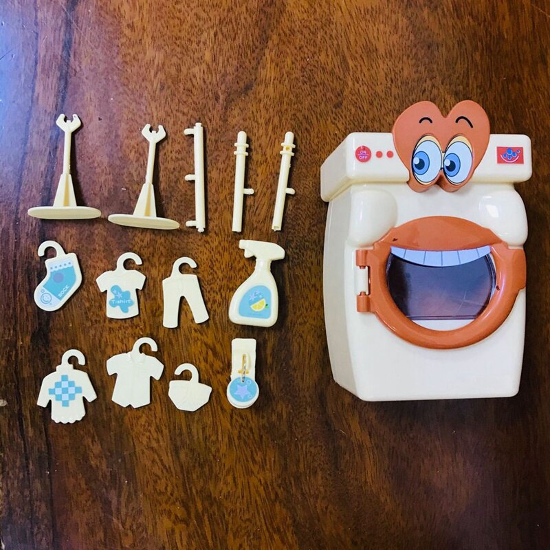 Machine à laver à grande bouche, jouet de dessin animé, maison de jeu pour enfants