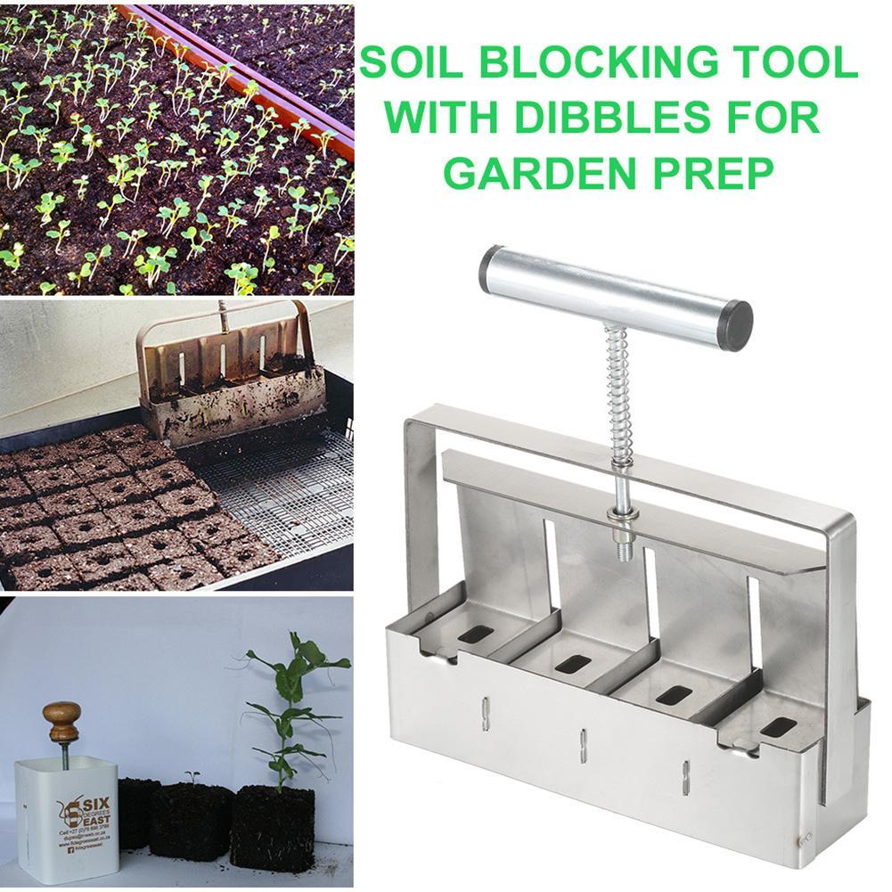 2 Inch Manual Square Soil Blocker Soil Block Maker With Handle For Garden Tool-minimize The Damage To The Fragile Root System