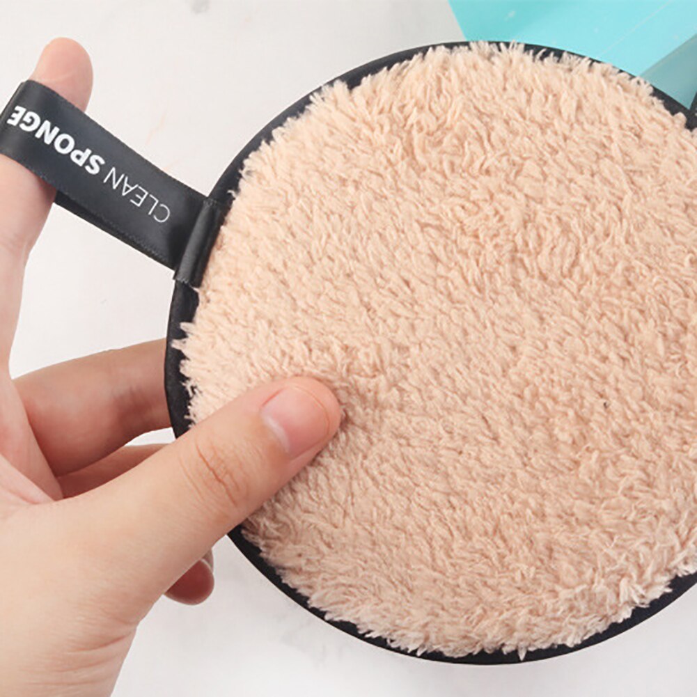 Makeup Remover Puff Women Soft Sponge Makeup Remover Powder Puff Face Cleaner Cleansing Cloth Pad Cleansing Powder Puff