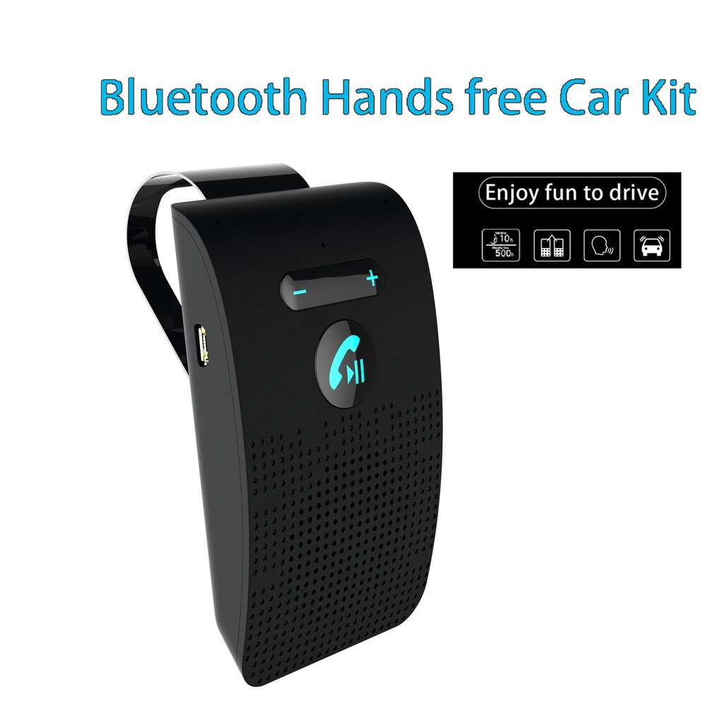 Auto Bluetooth Handsfree Kit Zonneklep Draadloze Speakerphone Multi-point Handsfree Luidspreker Manos Libres Coche
