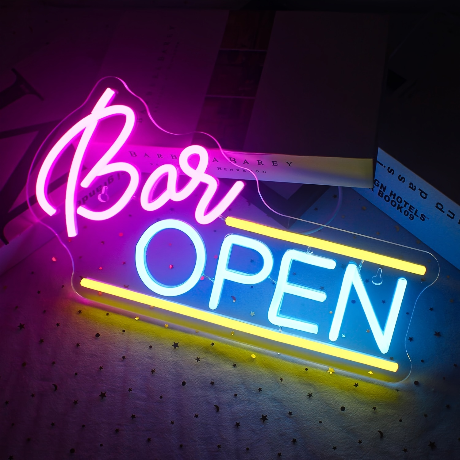 Open Neon LED Sign,Open Neon Sign, For Wall Decoration, Bar Shop Cafe Shop Party Club Restaurant Shop Open Sign Bar Light