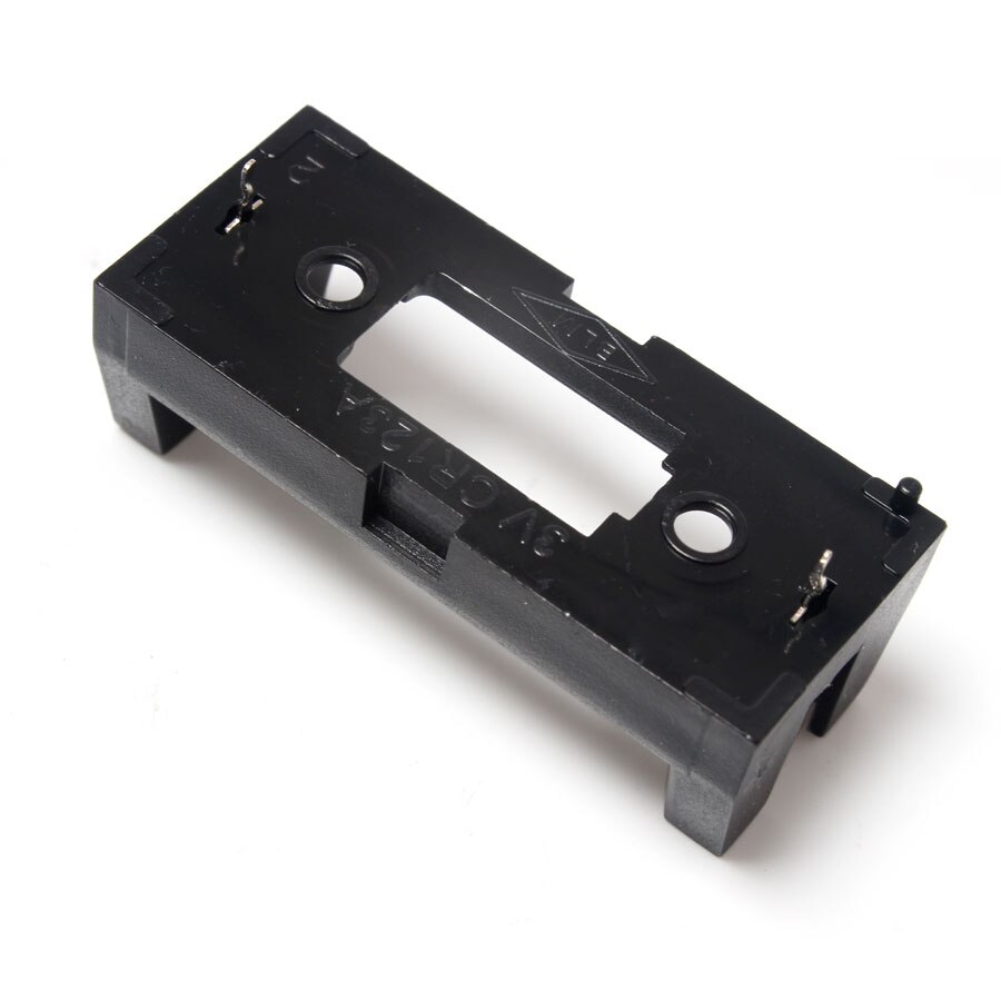 1Pcs Plate Type CR123A/LIR123A/16340 Battery Holder Battery Box With Pin For Soldering Connecting