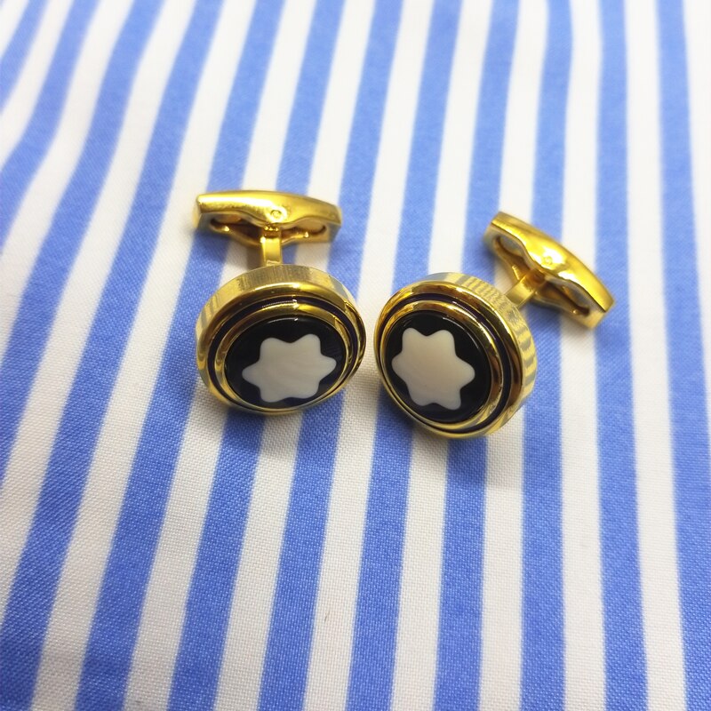 DUGARY Luxury shirt cufflinks for men's Brand cuff buttons cuff links round wedding Jewelry