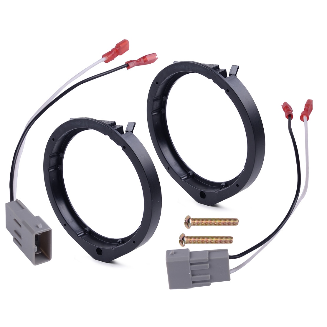 2 Stuks Speaker Adapter 6.5 &quot;/6.75&quot; 165 Mm &amp; Kabelboom Accessoires Abs Fit Voor Honda Civic accord Crosstour CR-Z Insight