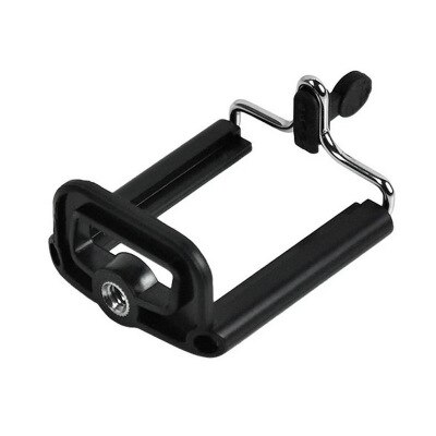 Professionele Opvouwbare Camera Statief Houder Stand Schroef 360 Graden Vloeistof Hoofd Statief Stabilizer Aluminium Met Telefoon Houder: Clip for Phone