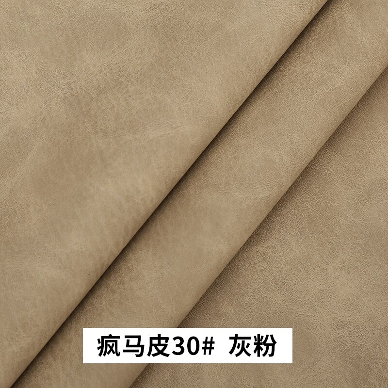 20x30cm PU Crazy Horse synthetic leather Fabric , Faux Leather Fabric for Sewing, PU artificial leather for DIY bag material: 30