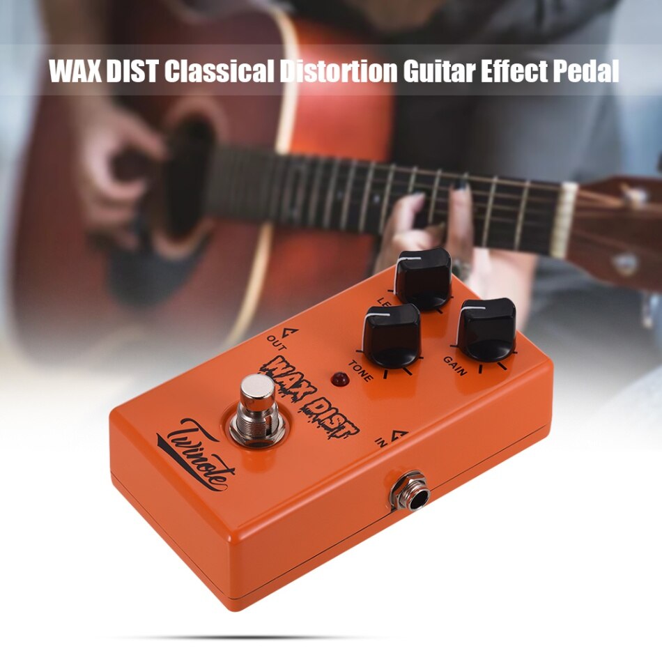 Twinote Serie Gitarre Effekt Pedal 10 Effekte Gitarre Pedal Processsor Volle Metall Hülse True Bypass Gitarre Teile & Zubehör: Wachs DIST