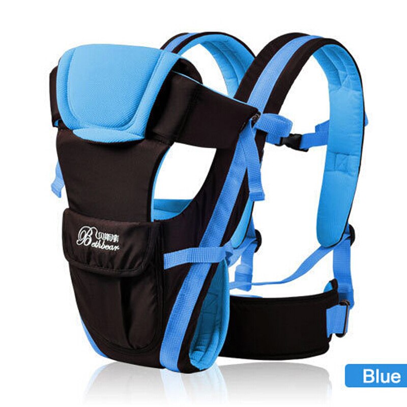 Baby Carrier Ergonomische Babydrager Baby Baby Ergonomisch Verstelbare Wrap Sling Borst Kangoeroe Rugzak 0-4 Jaar: Different Blue