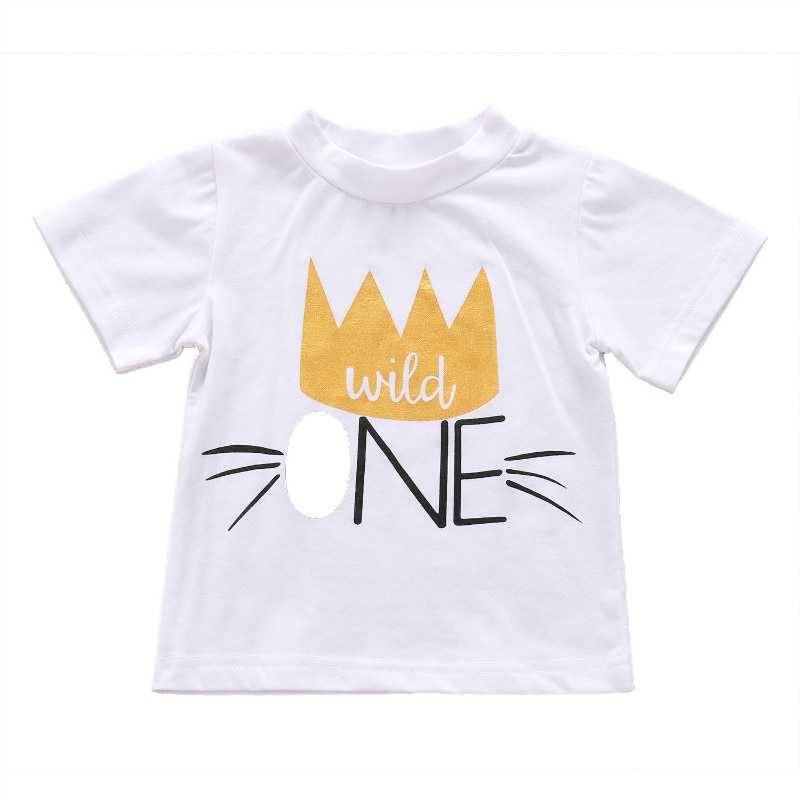 Pudcoco , camiseta de verano para bebés y niños, camiseta para chico s, camiseta con letras para un chico, Camiseta de algodón para niños y niñas, ropa para bebés para chico s: Amarillo