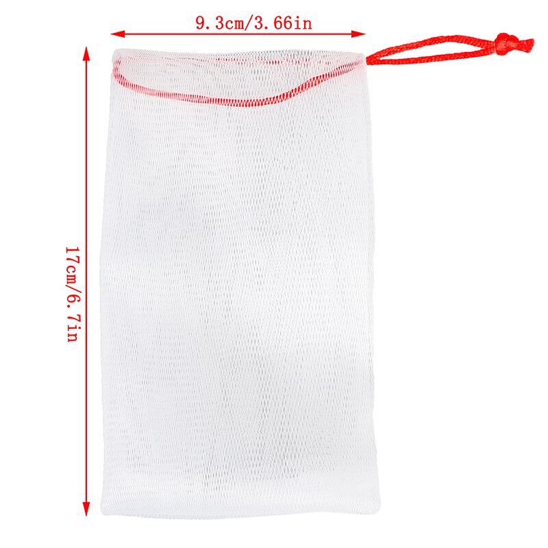 5 sztuk spienianie oczyszczająca robić kąpieli siatka na mydło czyszczenie łazienki rękawice siatki gąbki robić kąpieli mydło worek pianka siatka namydlony rękawica