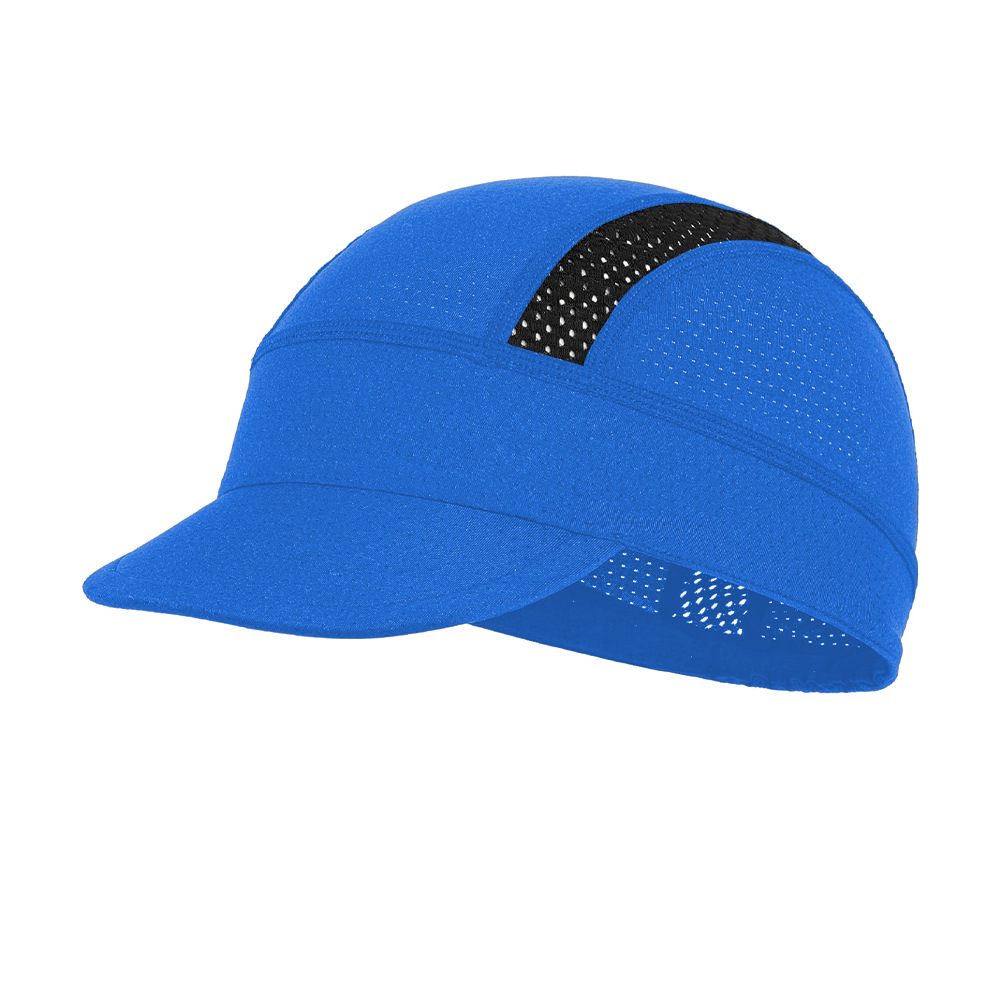 Gorra de Ciclismo con ala protección solar verano malla transpirable deportes sombrero de bicicleta de secado rápido hombres sombreros de bicicleta Gorra Ciclismo: Azul