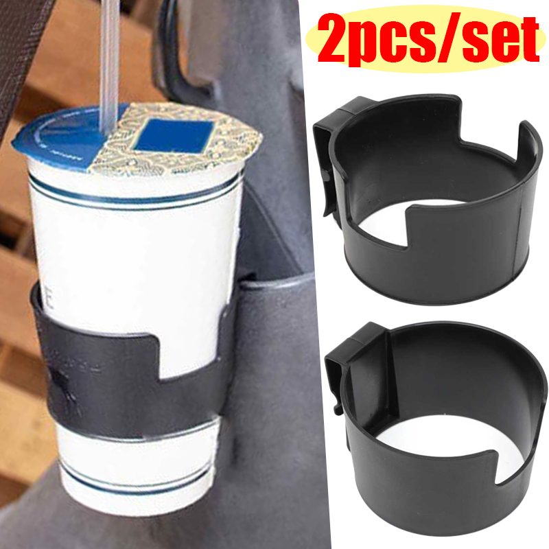 2 Styles Portable Cup Holder Motorcycle Drink Holders Car Door Hanger Drink Container Cup Holder Organizer