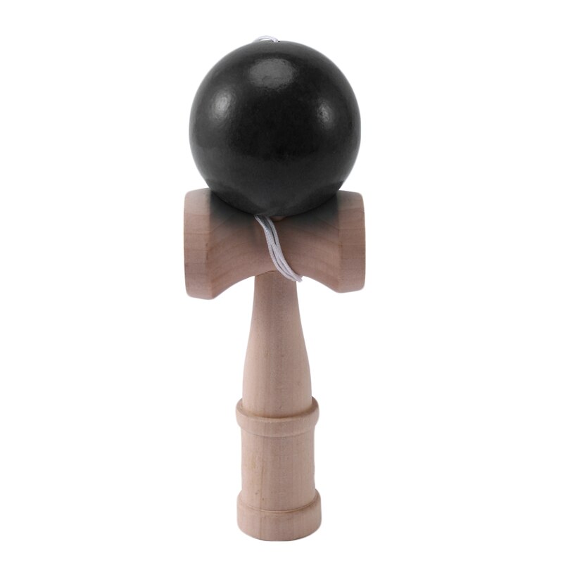 Kendama sterben Traditionellen Japanischen Professionelle Anfänger Sonne Mond Anfänger Schwert Ball Kendama Ball Spielzeug Japanischen Werfen: Holz Farbe   Schwarz